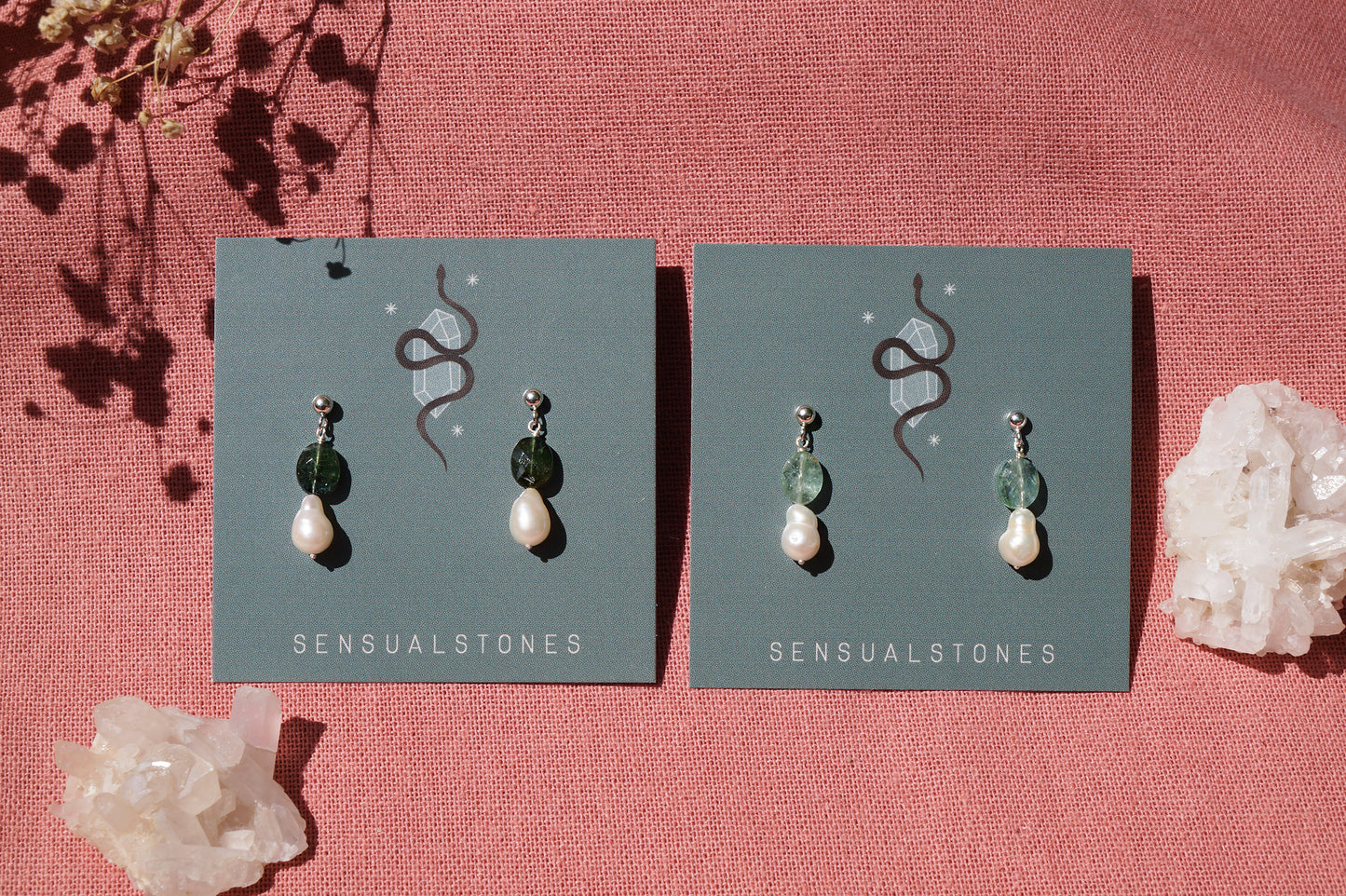 Iluka dangle studs