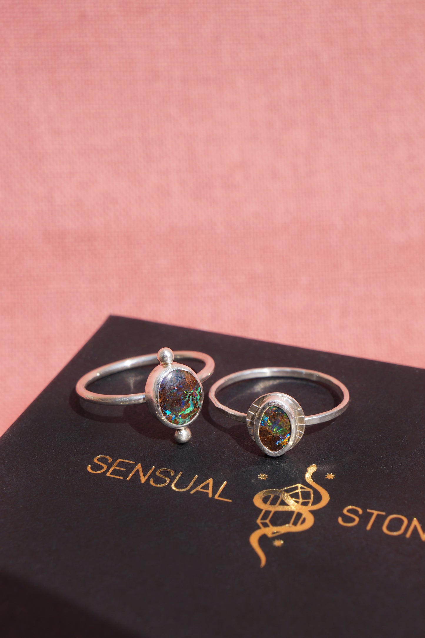 australian opal ring