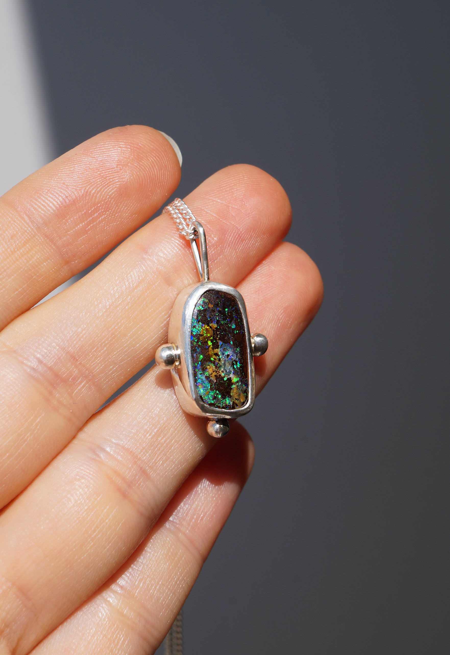 opal necklace australian