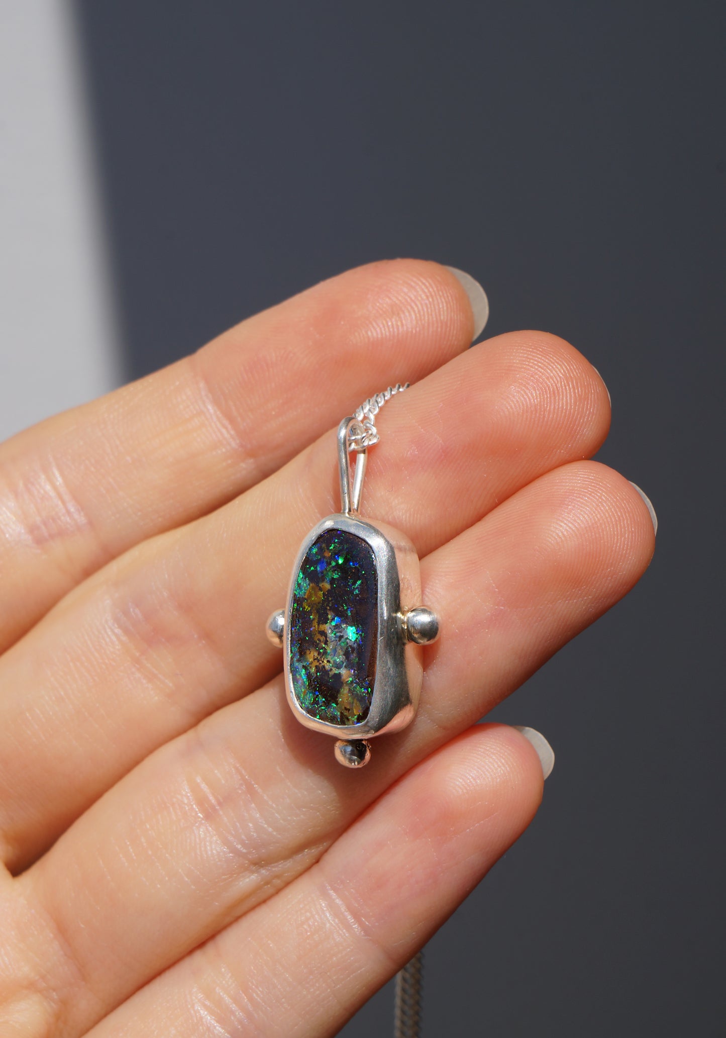 opal necklace australian