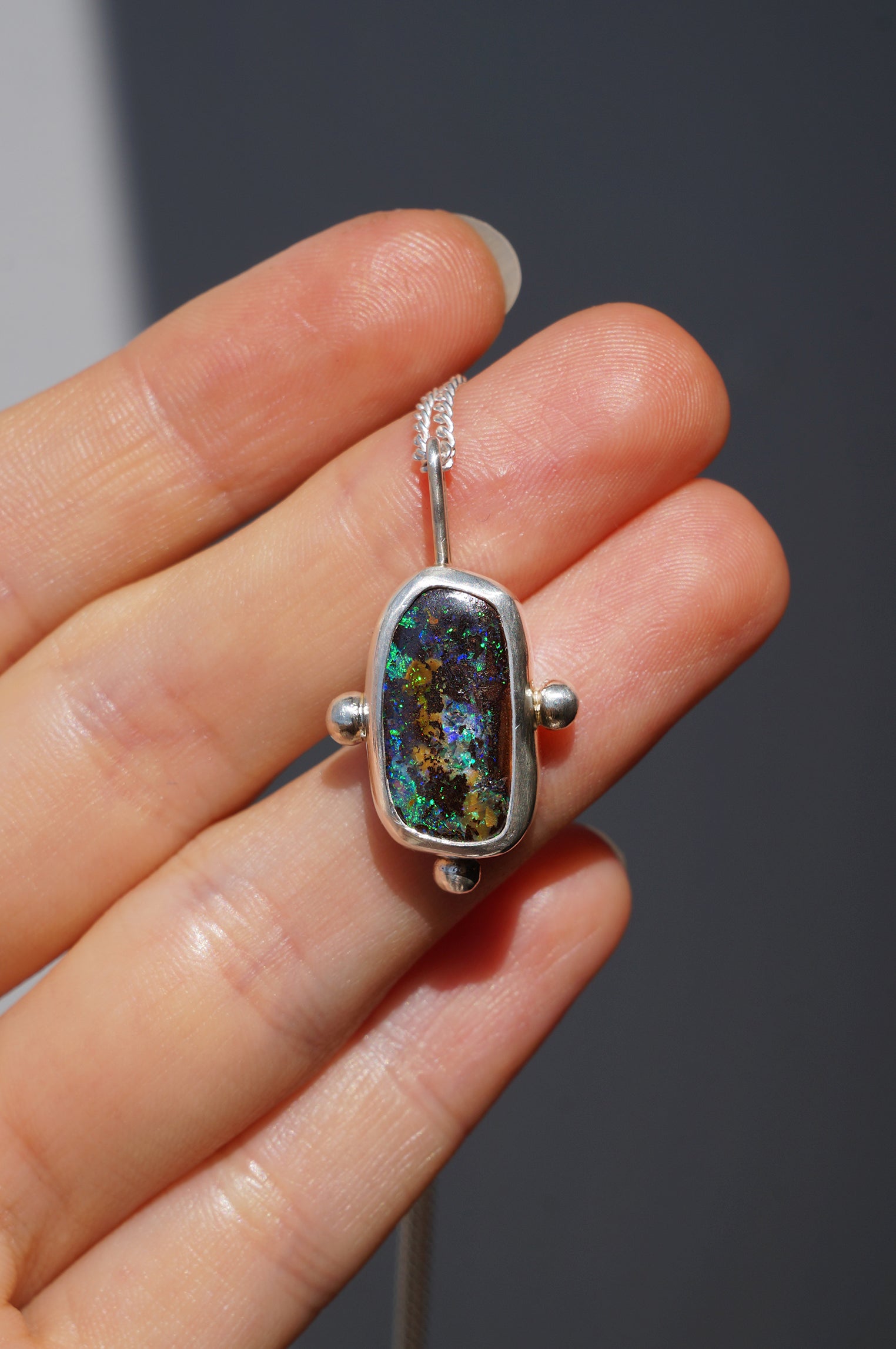 opal necklace australian