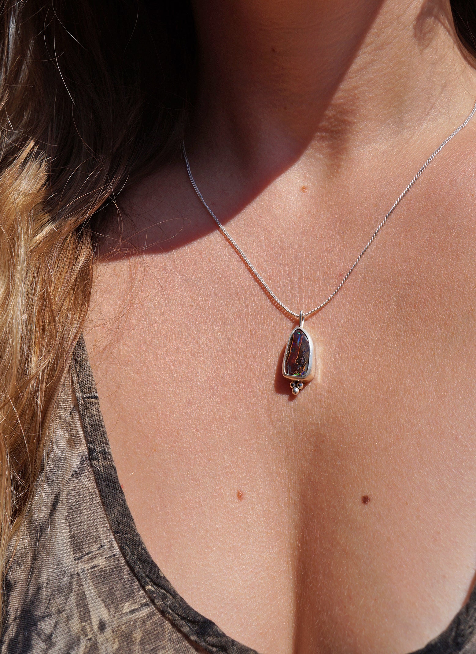 opal necklace australian