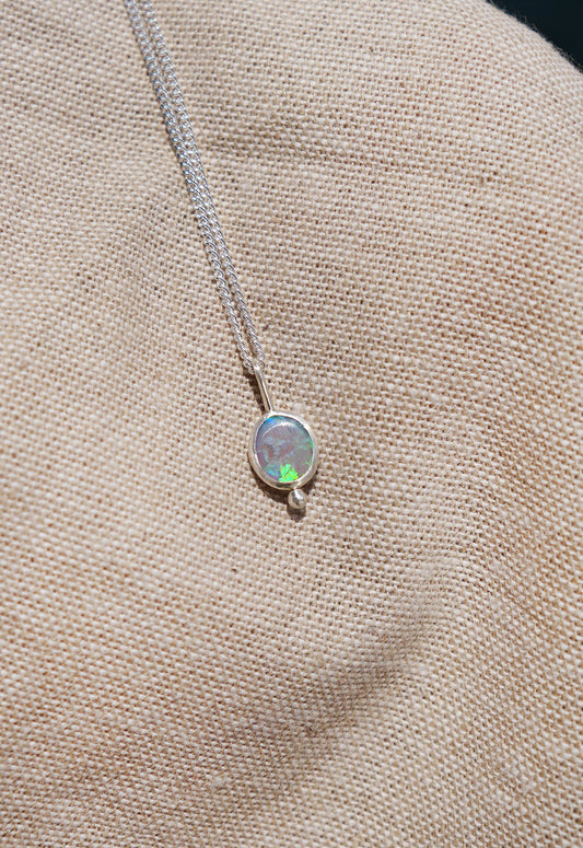 necklace australian opal