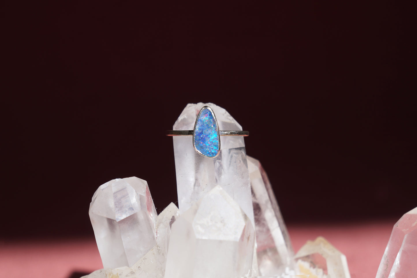 australian opal ring