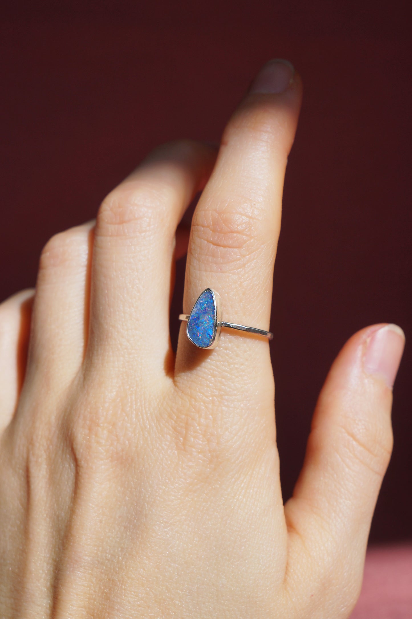 australian opal ring