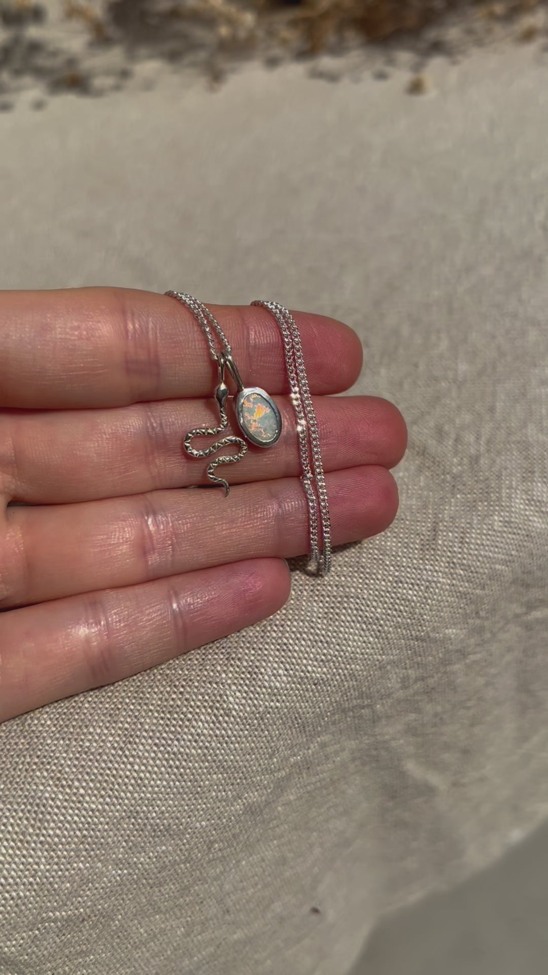 opal necklace